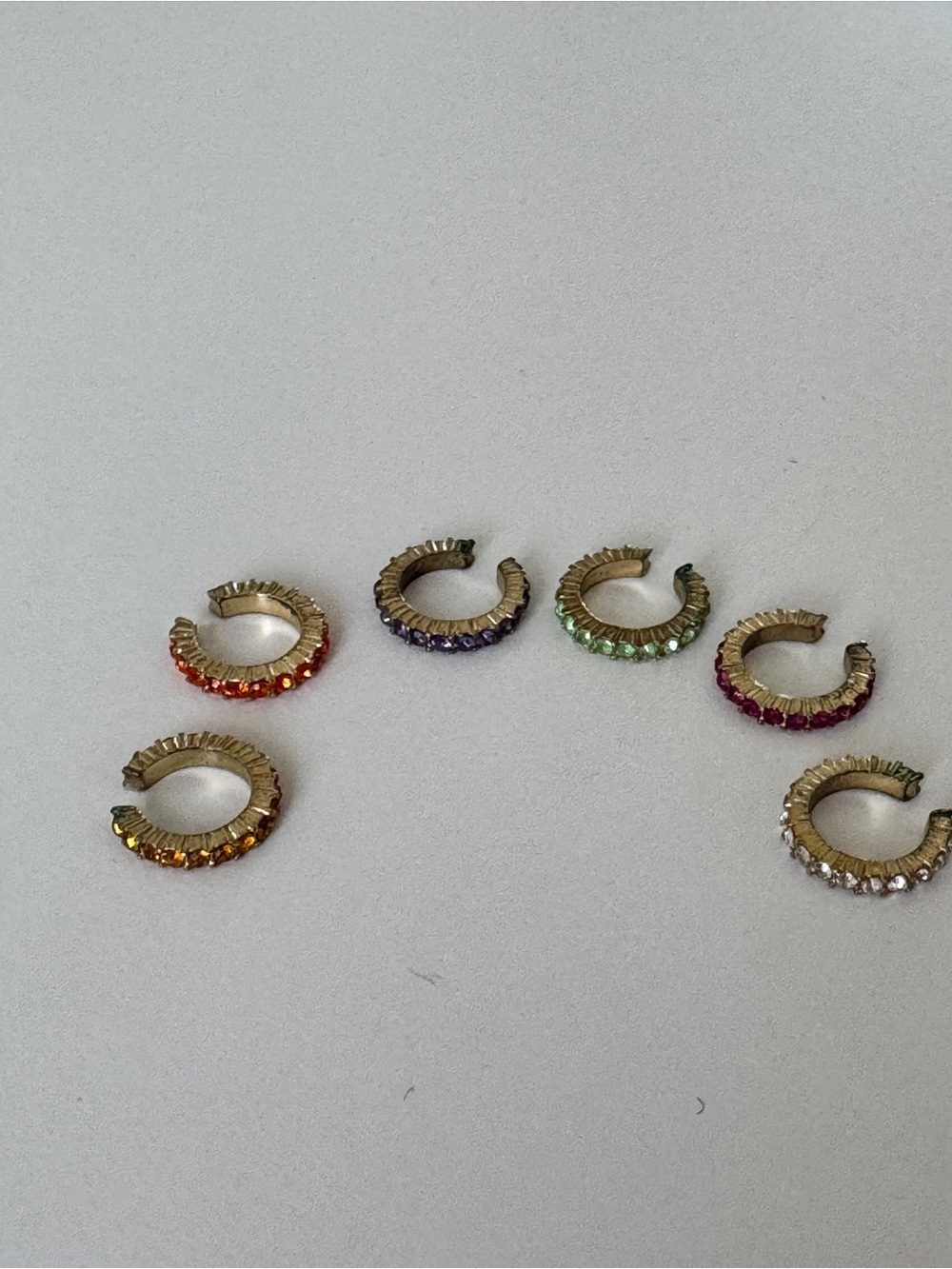 Six ear cuffs